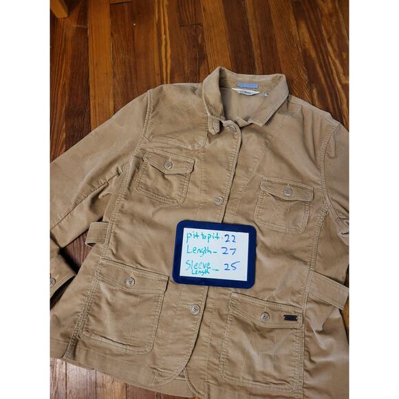 LL Bean Tan Mens XL Corduroy Button Down Shirt in good condition - Picture 7 of 7